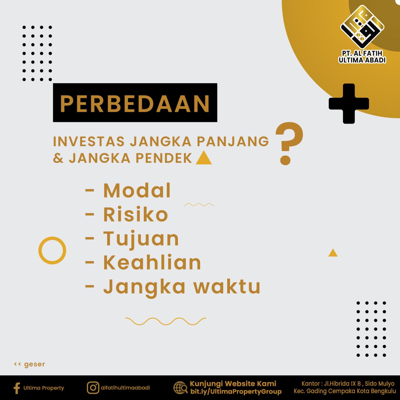 Perbedaan Antara Investasi Jangka Pendek Dan Panjang