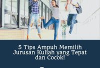 Tips Memilih Jurusan Kuliah Yang Tepat