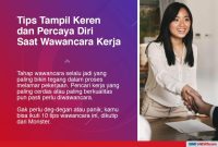 SINDOgrafis: Tips Tampil Keren dan Percaya Diri Saat Wawancara Kerja Tips Mempersiapkan Diri Untuk Wawancara Kerja
